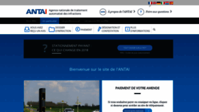 What Antai.gouv.fr website looked like in 2019 (4 years ago)