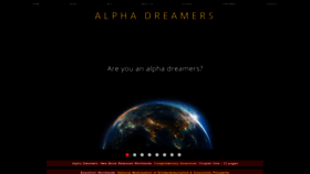 What Alphadreamers.com website looked like in 2019 (4 years ago)