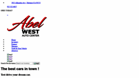 What Abelwest.com website looked like in 2019 (4 years ago)