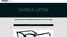 What Ambraoptik.cz website looked like in 2019 (4 years ago)