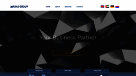 What Aras-group.ae website looked like in 2019 (4 years ago)