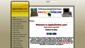 What Apple2online.com website looked like in 2019 (4 years ago)