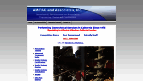 What Ampacpercolationtesting.com website looked like in 2019 (4 years ago)