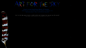 What Artforthesky.com website looked like in 2019 (4 years ago)