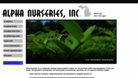 What Alphanurseries.com website looked like in 2019 (4 years ago)