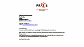 What Akupunkturpraxis-do.de website looked like in 2019 (4 years ago)