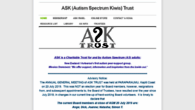 What Asknz.net website looked like in 2019 (4 years ago)