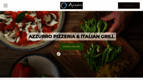 What Azzurropizzeriaitaliangrill.com website looked like in 2019 (4 years ago)