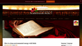 What Academiadoreiki.com.br website looked like in 2019 (4 years ago)