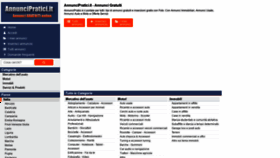 What Annuncipratici.it website looked like in 2019 (4 years ago)