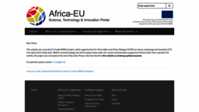 What Africa-eu-sti-portal.net website looked like in 2019 (4 years ago)
