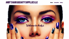 What Andysbeauty.com website looked like in 2019 (4 years ago)