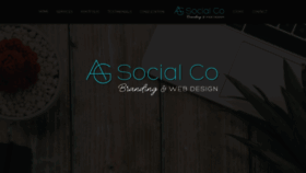 What Agsocial.co website looked like in 2019 (4 years ago)