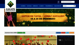 What Amapa.gov.br website looked like in 2019 (4 years ago)