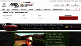 What Allentilleryauto.com website looked like in 2019 (4 years ago)