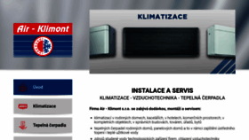 What Air-klimont.com website looked like in 2019 (4 years ago)