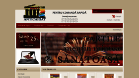What Anticariatagora.ro website looked like in 2019 (4 years ago)