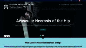 What Avascularnecrosisofhip.com website looked like in 2019 (4 years ago)