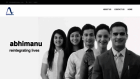 What Abhimanu.com website looked like in 2019 (4 years ago)