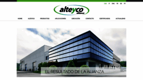 What Alteyco.es website looked like in 2019 (4 years ago)