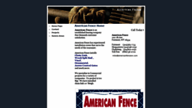 What Americanfencewv.com website looked like in 2019 (4 years ago)