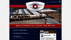 What Americanstorageamarillo.com website looked like in 2019 (4 years ago)