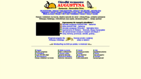 What Augustyna.pl website looked like in 2019 (4 years ago)