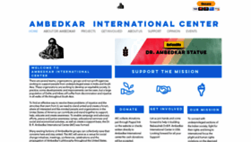 What Ambedkarinternationalcenter.org website looked like in 2019 (4 years ago)