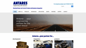 What Antares.co.uk website looked like in 2019 (4 years ago)