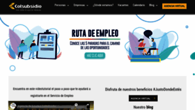 What Agenciadeempleocolsubsidio.com website looked like in 2019 (4 years ago)