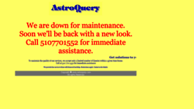 What Astroquery.com website looked like in 2019 (4 years ago)