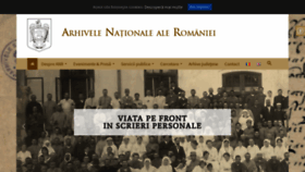 What Arhivelenationale.ro website looked like in 2019 (4 years ago)