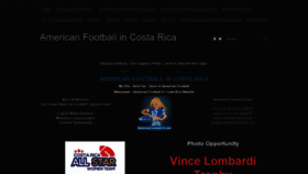 What Americanfootballcr.com website looked like in 2019 (4 years ago)