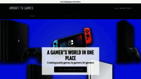 What Ambrittvgames.com website looked like in 2019 (4 years ago)