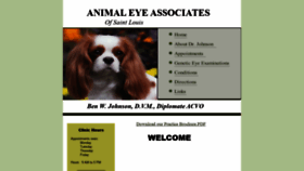 What Animaleyeassociatesstl.com website looked like in 2019 (4 years ago)