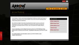 What Arrowparking.com website looked like in 2019 (4 years ago)