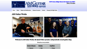 What Amguitarworks.com website looked like in 2019 (4 years ago)