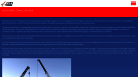 What Associatedcrane.com website looked like in 2019 (6 years ago)