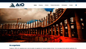 What Aioengenharia.com.br website looked like in 2019 (4 years ago)