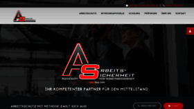 What As-arbeitssicherheit.de website looked like in 2019 (4 years ago)