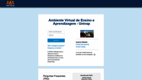 What Avea.univap.br website looked like in 2019 (4 years ago)