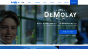 What Azdemolay.org website looked like in 2019 (4 years ago)
