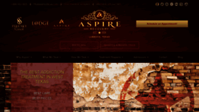 What Aspireoftexas.com website looked like in 2019 (4 years ago)