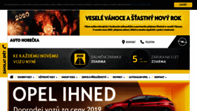 What Auto-horecka.cz website looked like in 2019 (4 years ago)