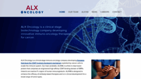 What Alxoncology.com website looked like in 2019 (4 years ago)