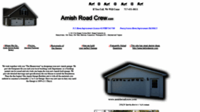 What Amishroadcrew.com website looked like in 2019 (4 years ago)