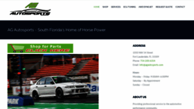 What Agautosports.com website looked like in 2019 (4 years ago)