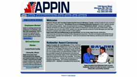 What Appin.com website looked like in 2019 (4 years ago)