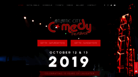 What Accomedyfestival.com website looked like in 2019 (4 years ago)
