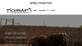 What Amishcookstoves.com website looked like in 2019 (4 years ago)